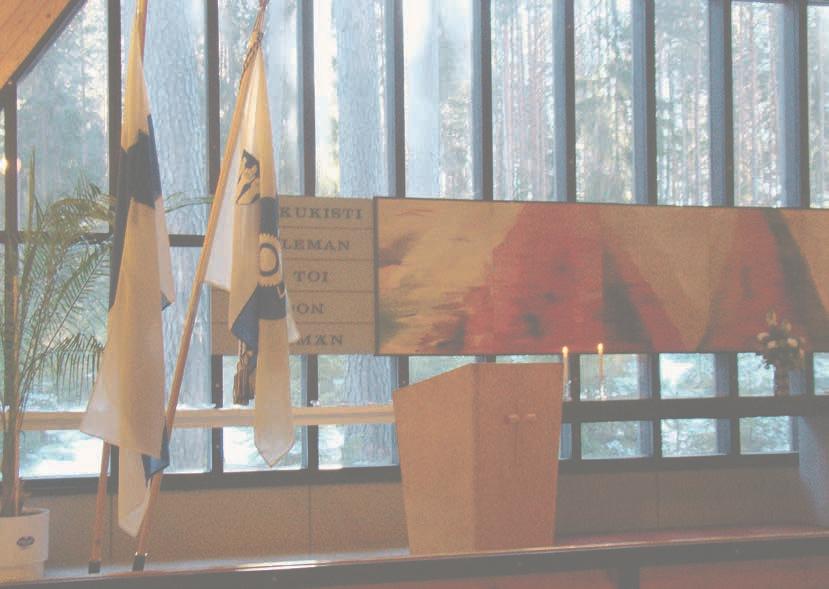 5 Inkeroinen Seudun Reserviläiset 60 vuotta Juhlapäivä sunnuntai maaliskuun 12.päivä oli yöpakkasen jäljiltä häikäisevän kirkas ja aurinkoinen.