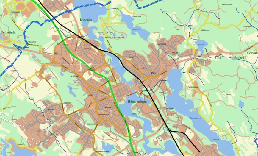 1 L a s k e n n a n l ä h t ö t i e t o j e n k u v a u s 3 Tässä arvioinnissa on vertailtu Hämeenlinnan Siirin ja Tertin alueen rakentamisen ilmastovaikutuksia.