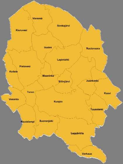 64 POHJOIS-SAVO: EHDOTUS UUDEKSI PALVELURAKENTEEKSI Selvityshenkilöt ehdottavat Pohjois-Savon sosiaali- ja terveydenhuollon palvelujen järjestämismalliksi kaikki Pohjois-Savon kunnat kattavaa