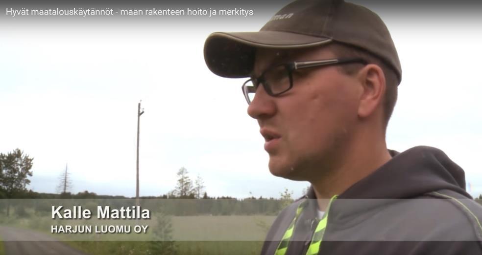 Luomu on MAANviljelyä >>Kokemuksen ääni: Kalle Mattila, Harjun Luomu Oy Luomuviljelyssä kaikki lähtee