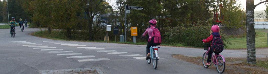 pyöräilevät koulubussit Vaaranpaikkakartoitus koulun