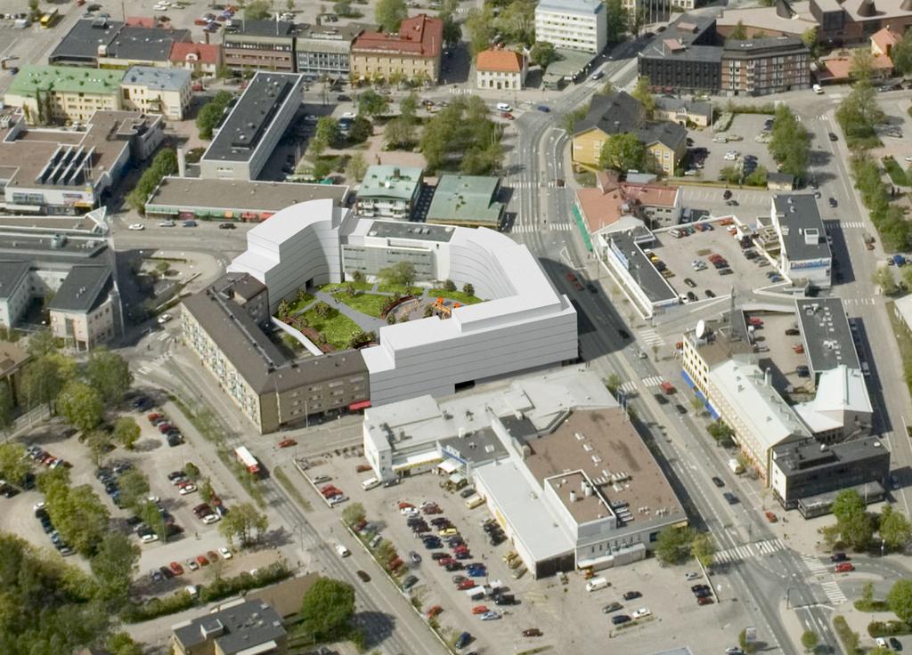 Lohja / Kortteli 36 Asemakaavan muutosluonnos / SELOSTUS Sivu 13 5 ASEMAKAAVAN KUVAUS 5.1 Kaavan rakenne Kaavamuutos ei eroa perusrakenteeltaan voimassa olevasta kaavasta.