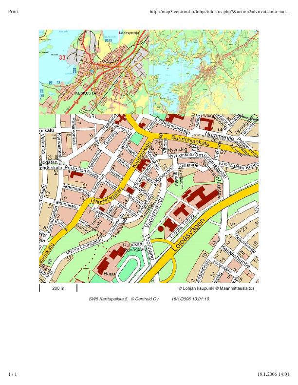Lohja / Kortteli 36 Asemakaavan muutosluonnos / SELOSTUS Sivu 2 1 PERUS- JA TUNNISTETIEDOT 1.
