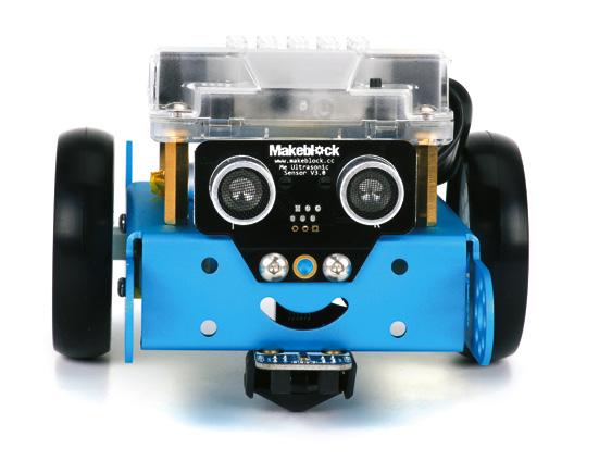 4 Robotiikka 91723 mbot v1.1-blue (Bluetooth Version) 119,00 mbot - Blue v 1.1, robotiikan opetussarja, Bluetooth, alumiinia. mbot v 1.1:n mukana tulee kaupan päälle infrapunalla toimiva kaukosäädin.