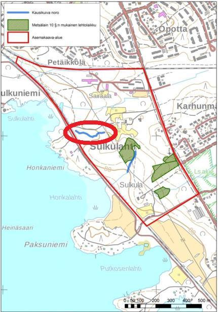 12 (28) Uuden liikenteenhoitoraiteen läheisyydestä on inventoitu yksi vesilain 2.