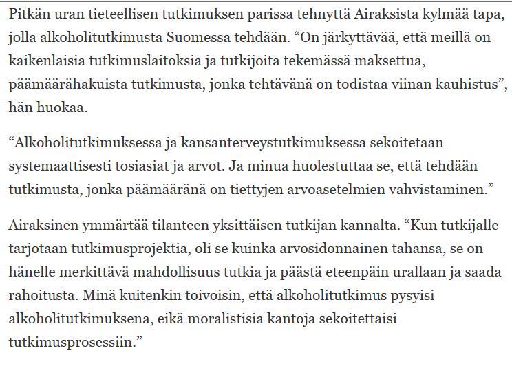 - Sähköpostissa esitetty pyyntö kohdistaa väitteitä/syytöksiä ei tuottanut tulosta eikä tarkennusta, onko kyseessä näkemys