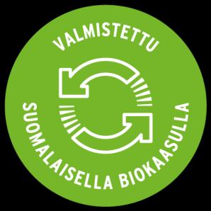 BIOKAASU - TÄYDELLINEN KIERTO GASUMIN BIOKAASULAITOKSILLA KÄSITELTÄVÄT JAKEET RAVINNEJÄÄNNÖS VILJELY JA MAANPARANNUS Energiakasvit ja nurmi, lanta, sivuvirrat Raaka-aine TEOLLISUUS Liete, kiinteä