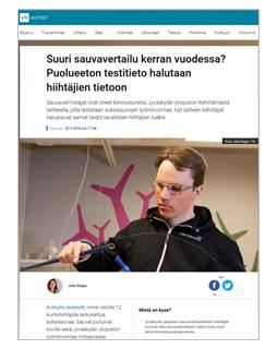 Uudet urheilija- ja välinetestauksen menetelmät ja palvelut sisällytettiin mukaan Vuokatin uuteen pohjoismaisten hiihtolajien urheilija- ja välinetestauspalveluhinnastoon, joka laadittiin Jyväskylän