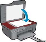 Sulje kansi. b. Käynnistä skannaus. Skannaaminen tulostimen ohjauspaneelista 1. Valitse tulostimen näytön valikosta Skannaa.
