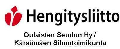 OULAISTEN SEUDUN HENGITYSYHDISTYS/KÄRSÄMÄEN SILMUTOIMIKUNTA Tuuletusviikonlopun. Hengitysliitto, Pohjois Suomen alue järjestää Paikka: Rokua Health&Spa,KYLPYLÄHOTELLI, Kuntoraitti 2, Utajärvi, www.