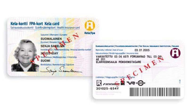 Apteekkien SV-ohjeet, liite 2 Kuvallinen Kela-kortti Kela on lopettanut kuvallisten Kela-korttien myöntämisen 13.10.2008.