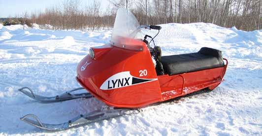 Lynx 20 1970 1970 Omistaja: Jan Kurten Luultavasti valmistettu 1969 Ei ole korvaavaa kytkintä Telamatto: 38 x 235 cm 04-2350 Moottori: Solo 20206 Iskutilavuus: 180 cm3 Sylinterin halk.