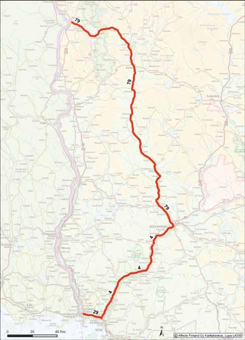 60 min VARAREITTI 21R06 Reitin pituus [km]: 369,4