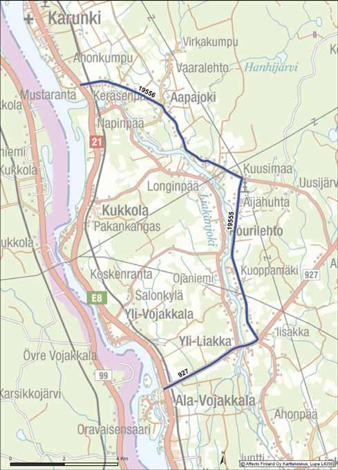 viivytys: < 5 min VARAREITTI 21R15 Reitin
