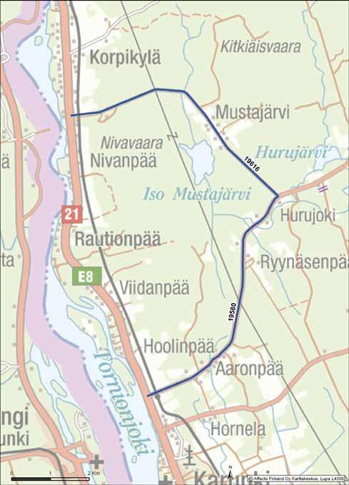viivytys: 30-60 min VARAREITTI 21R33 Reitin