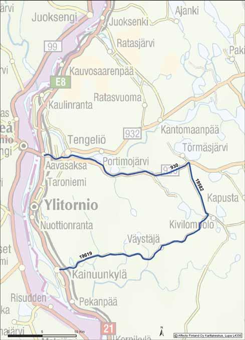 viivytys: < 5 min VARAREITTI 21R35 Reitin