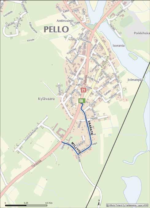 Laskennallinen viivytys: < 5 min VARAREITTI