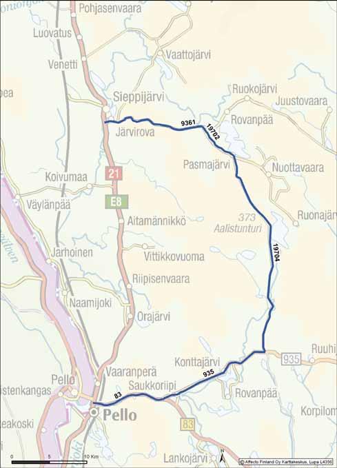 Liite 6 Liikenteenohjaussuunnitelma VARAREITTI