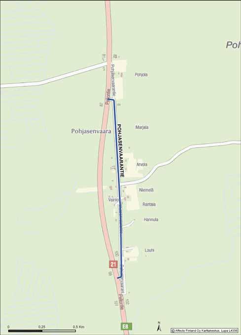 viivytys: 15-30 min VARAREITTI 21R65 Reitin