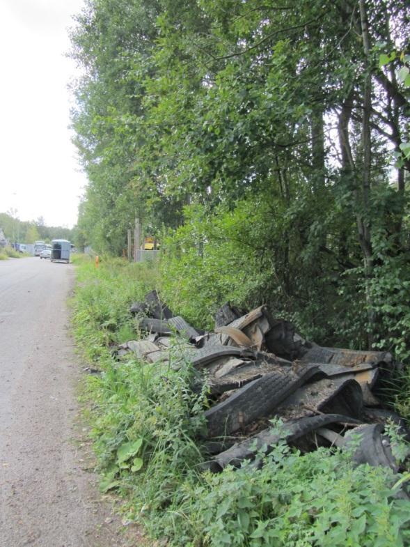 varastointiin ja kaatopaikkana.