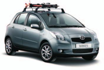 Toyota Yaris Edistyksellisiä vaihtoehtoja Voit antaa Yarisillesi yksilöllisen leiman Toyotan alkuperäisten lisävarusteiden laajan valikoiman avulla. Siihen sisältyy mm.