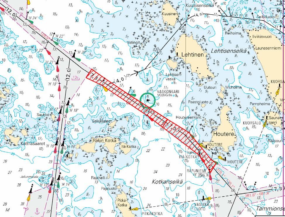*99 /2017 (2017-03-31) Suomi. Suomenlahti. Haminan kiertoväylä (7.3 m). Väylänosa on avattu liikenteelle. Väylät Finland. Finska viken. Fredrikshamns omfartsled (7.3 m). Farledsavsnittet har öppnats för sjötrafik.