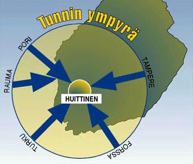 7 YLEISTIETOA HUITTISISTA Huittisten kaupungin halki virtaa viisi jokea, joiden yli kulkee ainakin noin 20 siltaa.