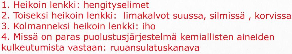 Ihminen kemikaalien keskellä Mitä tutkimustieto kertoo tutkijan