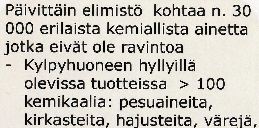 Haitta-aineista, joiden