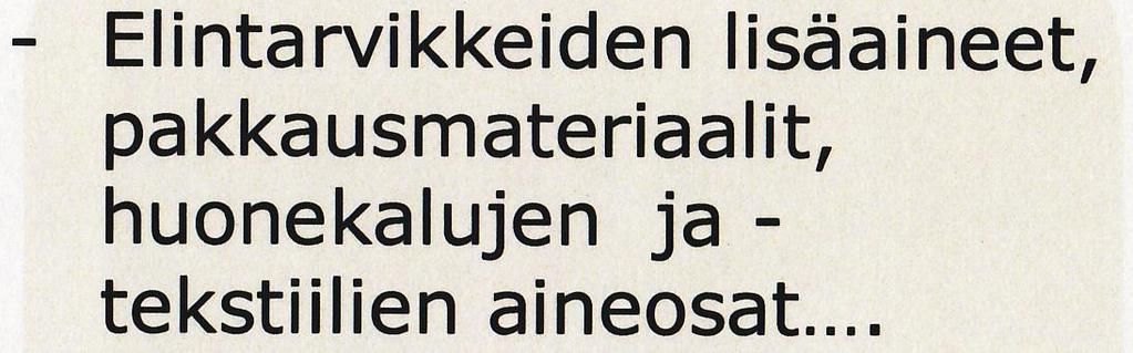 Haitta-aineista, joiden keskellä ihminen on Lähde: