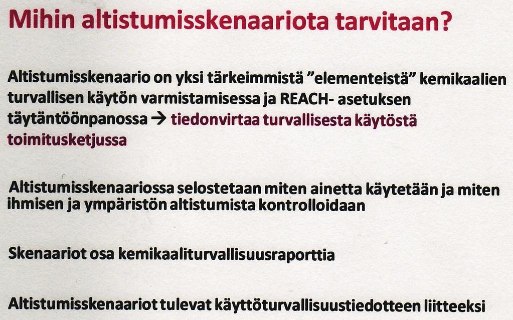 Suomen Kemian Seura, ajankohtaista REACH -asetuksesta, Jouni Räisänen TUKES.