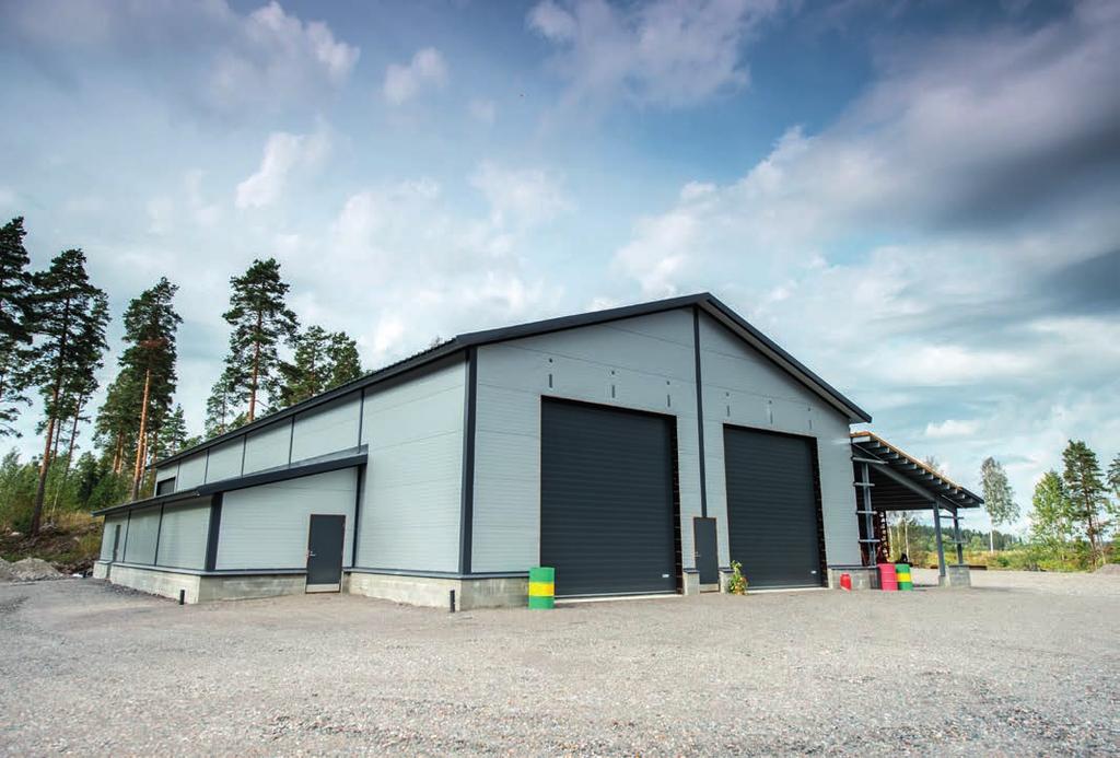Hartzell & Koskinen, Hyvinkää Koy Hakakallio (Hartzell&Koskinen) Autohalli,