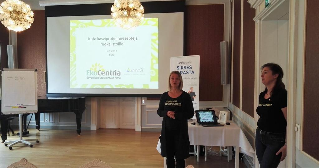 Tahtotila paikallisiin hankintoihin ja luomuun Paikallisista hankinnoista ja luomusta keskusteltiin julkisten keittiöiden infotilaisuudessa kesäkuun alussa Eurassa.