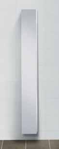 wc-paperiteline Abloy Select korkea kaappi peiliovella, valkoinen, koko S 14, K 183, L 22 cm