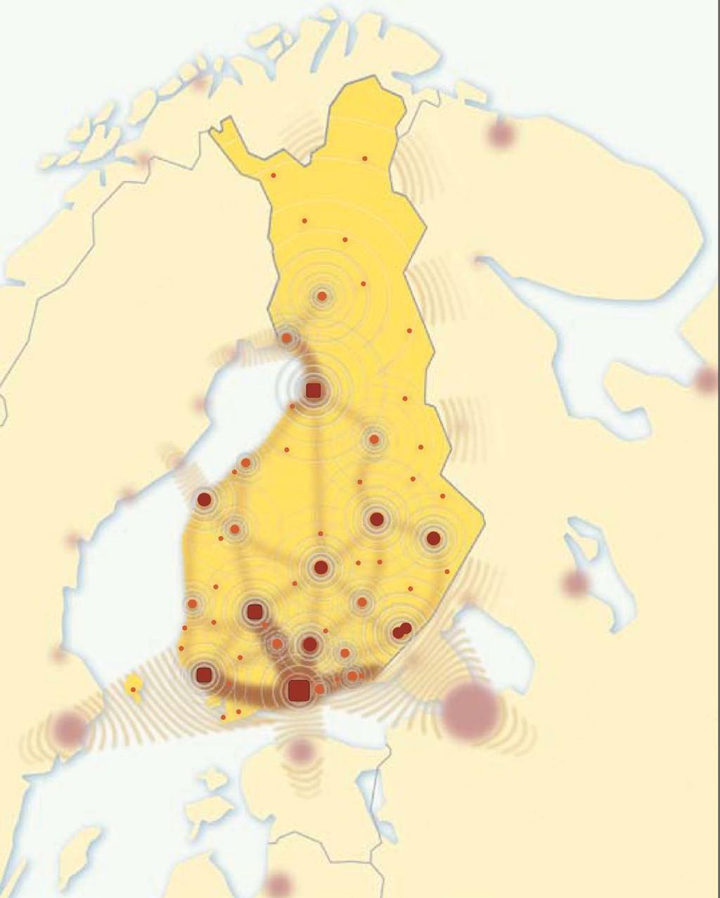 LIITE 12 MONIKESKUKSINEN JA VERKOTTUVA ALUERAKENNE