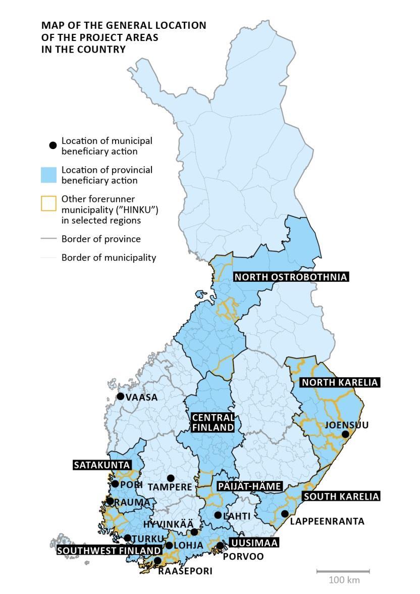 Demonstraatio/pilot-hankkeiden teemat Pori: Kevyt liikenne Tampere: Liikkumisen alueelliset ratkaisut Rauma: Pk-yritysten ratkaisut Turku: Kaavoitus Lahti: Korjausrakentaminen Vaasa: Älykäs