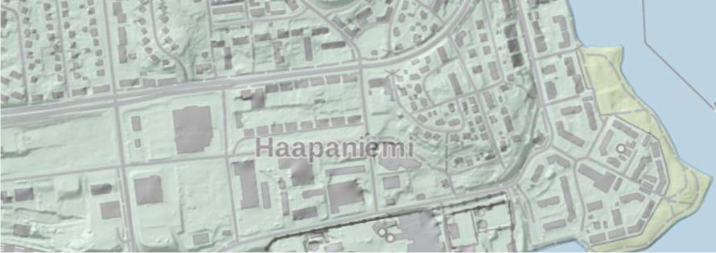 Mallinnuksessa on huomioitu kaavasuunnitelman mukaiset rakennusmassoittelut. Mölymäki sijaitsee Kuopion Haapaniemessä. Kuvassa 1.1 on punaisella esitetty jalkapallostadionin sijainti.
