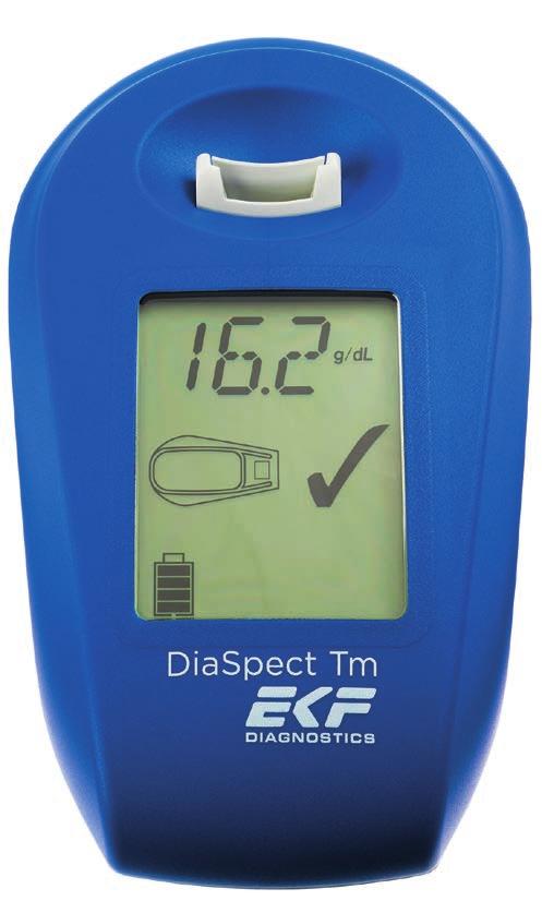 DiaSpect Tm Pienlaitteet TARKKA JA NOPEA HEMOGLOBIININ VIERITESTAUSTULOS ALLE 2 SEKUNNISSA