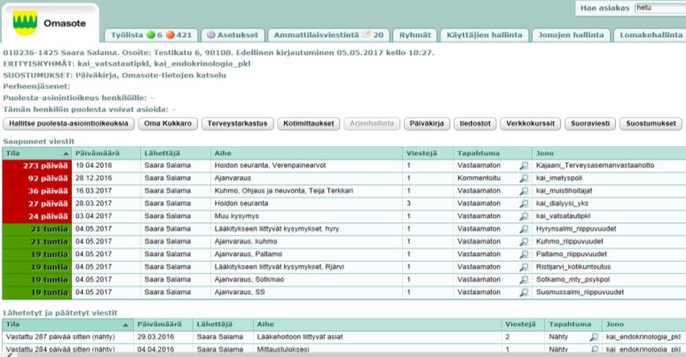 web-sovelluksesta Kansalaisen Omasote