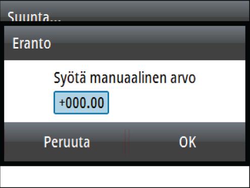 Sivuvalikko Asetukset-valikko Siirry valikoissa ja valintaikkunoissa ylös ja alas nuolipainikkeilla Vahvista valinta painamalla Enter-painiketta.