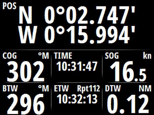 GPS-sivu GPS- ja navigointitiedot.
