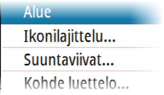 Kadonnut AIS-kohde. Jos järjestelmä ei saa kohteesta signaaleja tietyn ajan kuluessa, kohde määritetään kadonneeksi.