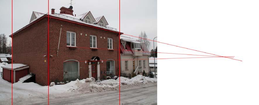 Kuvio 3. Lens Distortion Grid -ruudukko, jonka avulla saadaan tietoon kameran ja objektiivin muodostama linssivääristymä.