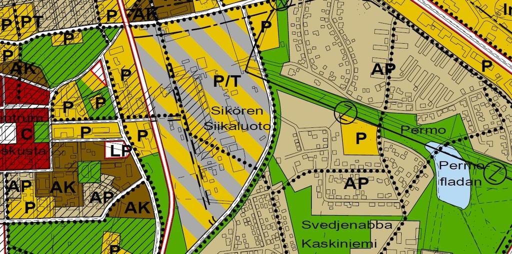 2017 UTREDNING FÖR AFFÄRLOKALENS UTVIDGNING BÄCKVÄGEN 13 SELVITYS TOIMITILOJEN LAAJENTAMISESTA BILAGA 6 LIITE 6 Suunnittelutilanne Pohjanmaan maakuntakaavassa 2030 selvitysalue sijaitsee