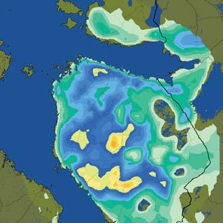 Tykkymallin kokonaislumikuorma perjantaina 21.1. klo 18, sunnuntaina 2.1. klo 18 ja tiistaina.1. klo 8.