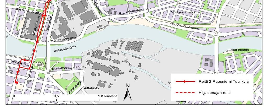 Vainiontien rakentaminen mahdollistaisi erityisesti hiljaisen ajan liikenteen Hyvelän