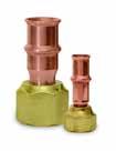 12 PUTKI- JA ASENNUSTARVIKKEET Zoomlock puristusliittimet Zoomlock hatut Kylmäkupariliitin standardi ASTM-B280 Tuotenro Nimike koko Hinta 767004050 PZK-CP4 1/4 1/4 16 767004052 PZK-CP6 3/8 3/8 27