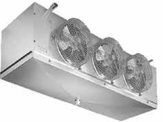 Nimellistehot huonelämpötilalla -20 C R404A dt 8 C, Puhaltimet 220V 50 Hz,Sähkösulatus 220 V Jännite Lamellijako Korkeus Syvyys 1x230V 4,5-9 mm 185 mm 650 mm ECO Höyrystin MIC-ED,sähkösulatuksella