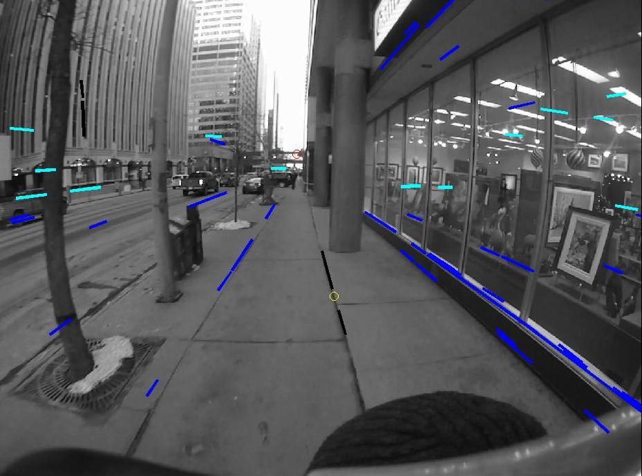 Vision-Aided Pedestrian Navigation for