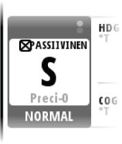 Tilapaneeli Paneelissa näkyvät tilakuvakkeet (A), käytössä oleva tila ja ohjausviite (B) sekä käytössä oleva profiili (C).